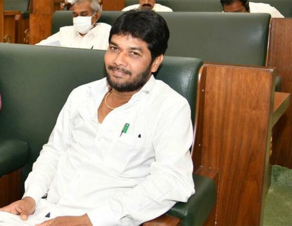mlc anantha babu came out through  bail