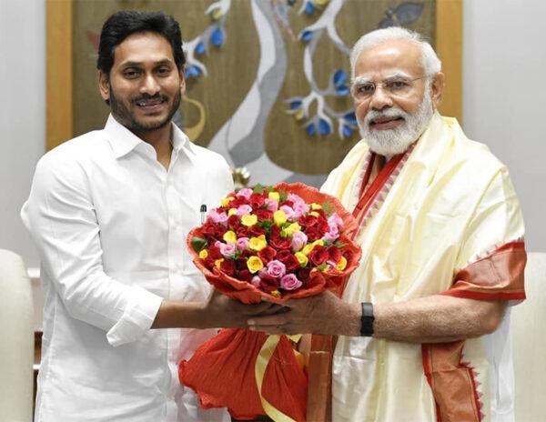 ys jagan delhi tour met narendra modi