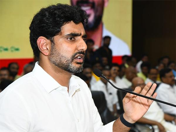 Nara Lokesh Strong counter to Ys Jagan