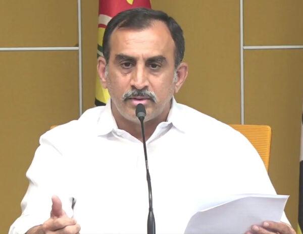 Srinivasa Reddy Reddeppagari counter to jagan governemnt