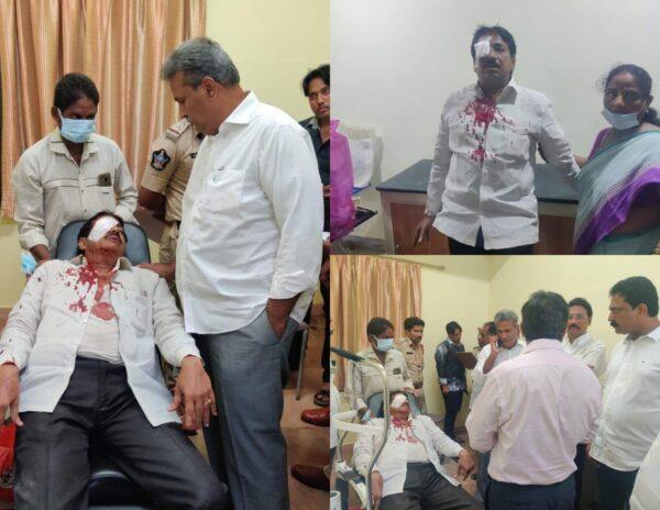 YSRCP-Leaders-Attack-On-TDP-Leader-Chennupati-Gandhi