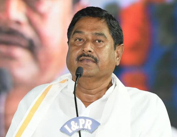 Minister Dharmana Prasada Rao Press meet in Vizag