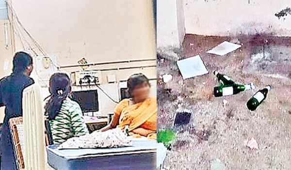 Female Staff's Beer Party At Telangana Hospital