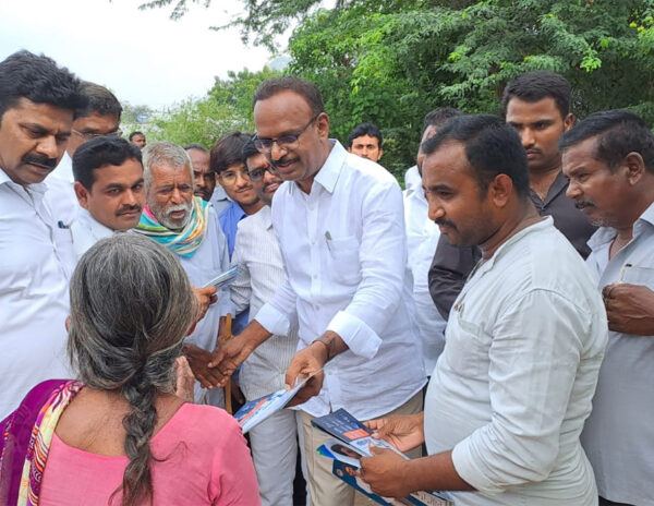 YCP Leader Abuses People in Infront Of The MLA