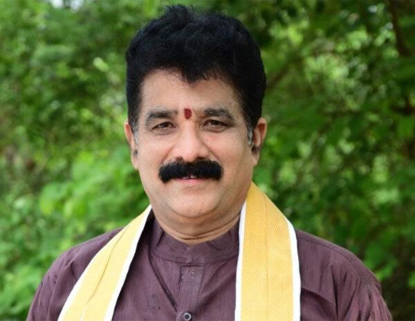 Mla Karanam Dharmasri resigned for support on three capitals