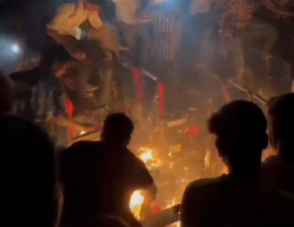 Prabhas Crazy Fans: Theater Catches Fire