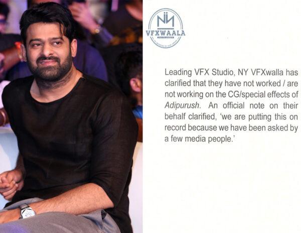 graphic company NYVFX Wala announced they didn't worked for Adipurush