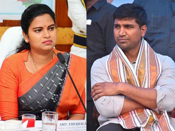 war between minister Vidadala Rajini MP Lavu Krishna Devarayalu