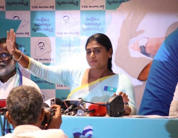 Sharmila-Overaction-in-Telangana