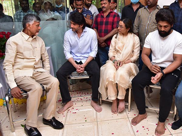 Truth Behind Naidu Wearing Shoes @ Krishna's Mortal Remains