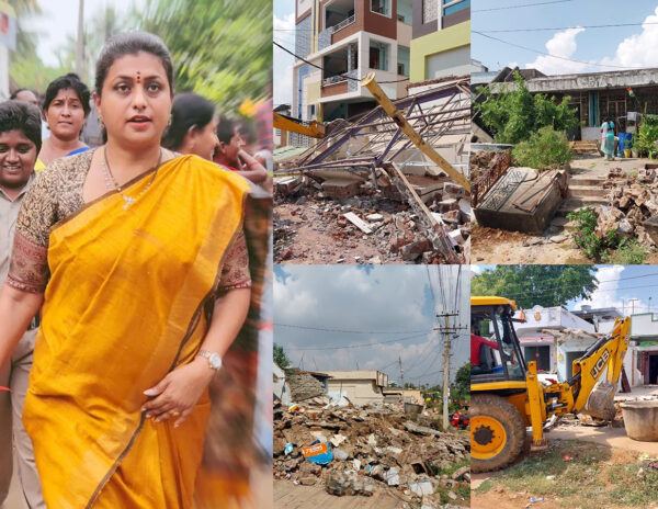Minister Roja Comments on Houses Demolition in Ippatam Village