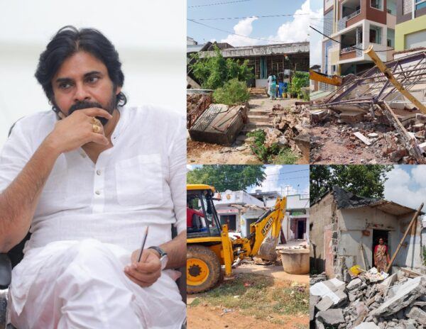 Vendetta on Pawan-Kalyan Ippatam-Houses-Demolition