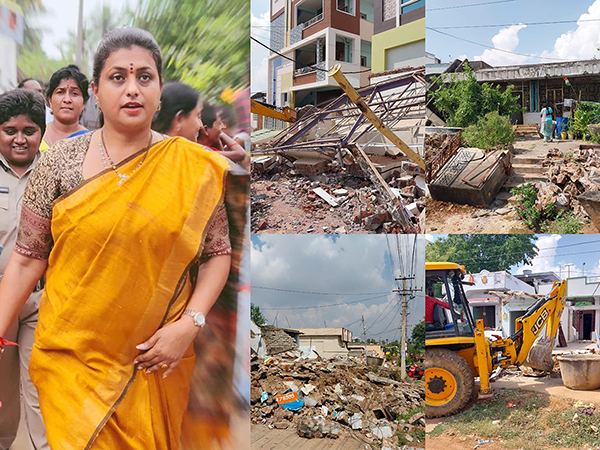 Minister Roja Comments on Houses Demolition in Ippatam Village