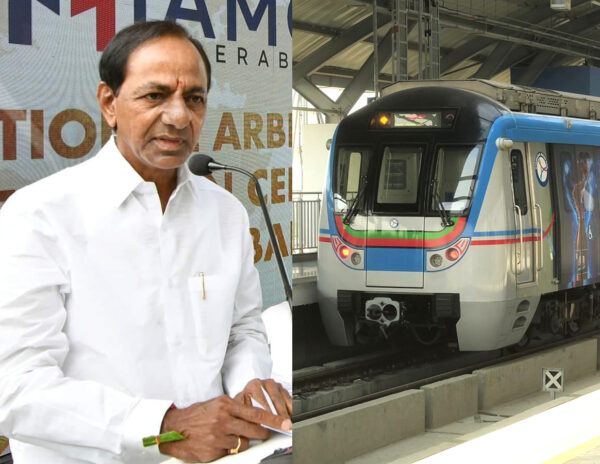 KCR To Lay Stone For Hyderabad Metro Phase II