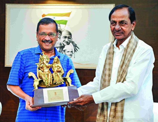 KCR-Aravind-Kejriwal