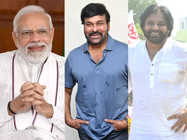 narendra modi congratulated chiranjeevi getting indian film personality of the year award