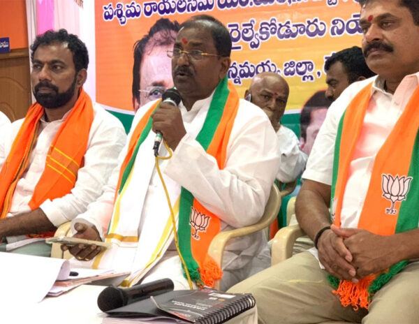 somu verraju said no alliance between tdp and bjp