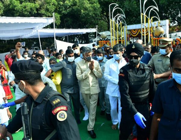 NSG Reviews Chandrababu Naidu's Security