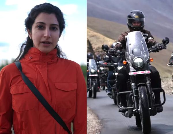 Nara Brahmani Bike Riding 