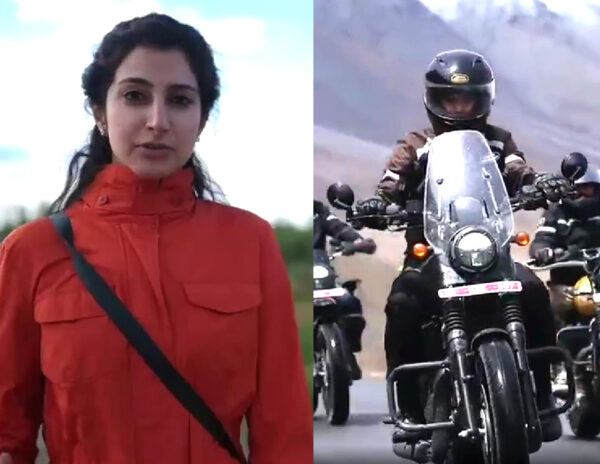 Nara Brahmani On A Bike Trip In Leh Ladakh