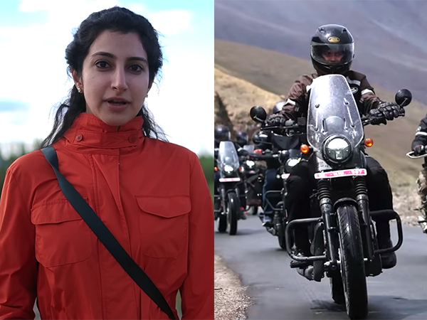 Nara Brahmani Bike Riding