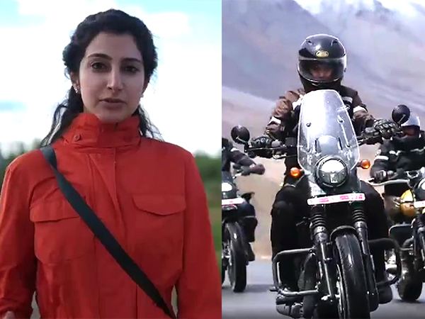 Nara Brahmani On A Bike Trip In Leh Ladakh