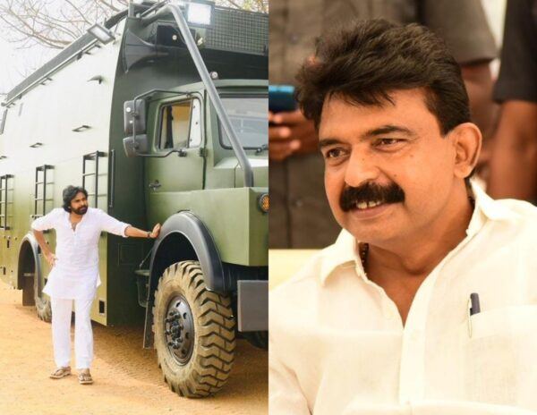 Perni Nani Pawan Kalyan Varahi Vehicle
