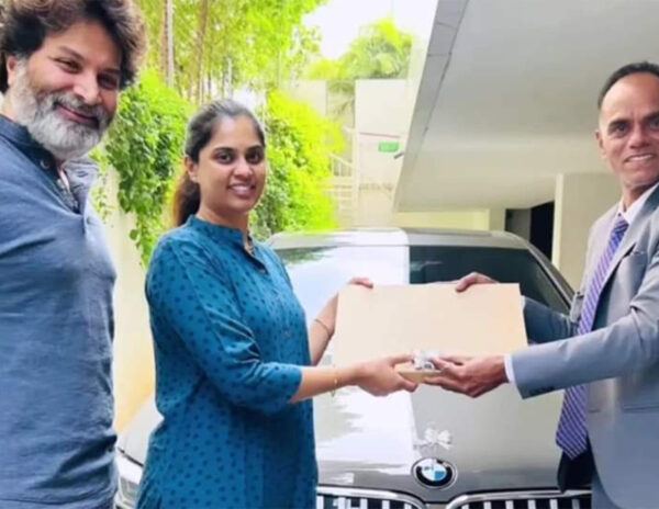 Trivikram's Wife Takes The Possession Of New BMW