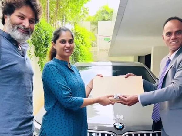 Trivikram's Wife Takes The Possession Of New BMW