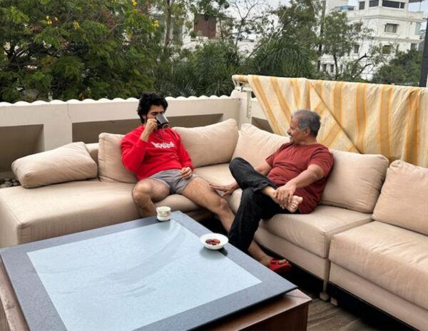Deverakonda & His Dad In Deep Discussion!