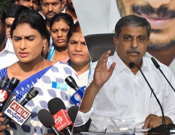 YS Sharmila Sajjala Ramakrishna Reddy