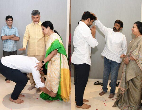 Chandrababu Naidu, Balakrishna Blesses Nara Lokesh Before Yuva Galam Padayatra