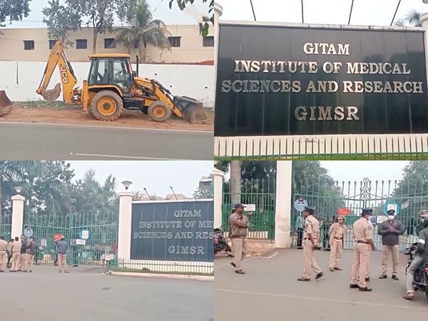 Huge Response To Naidu's Tours: JCBs At GITAM!