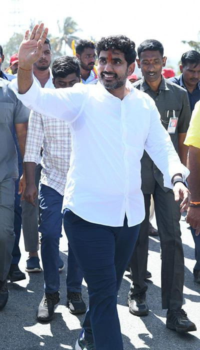 Nara Lokesh Yuva Galam Padayatra Day 2