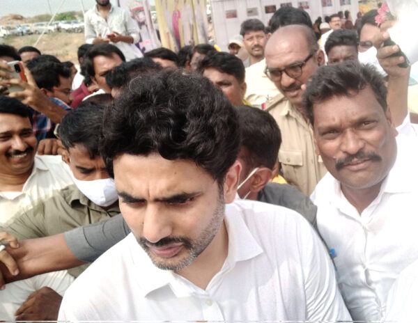 Nara_Lokesh_Padayatra_Police_Conditions