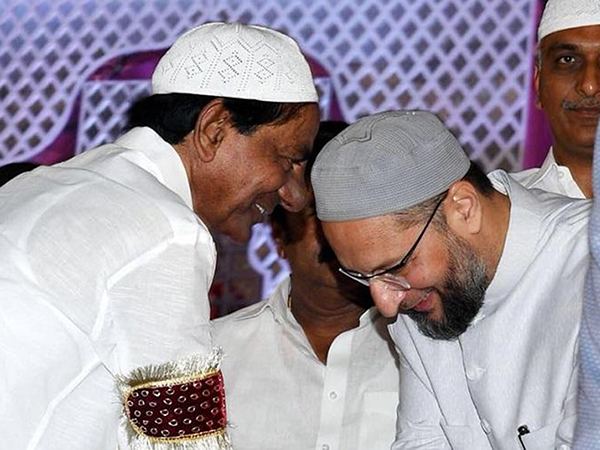 KCR-Asaduddin Owaisi