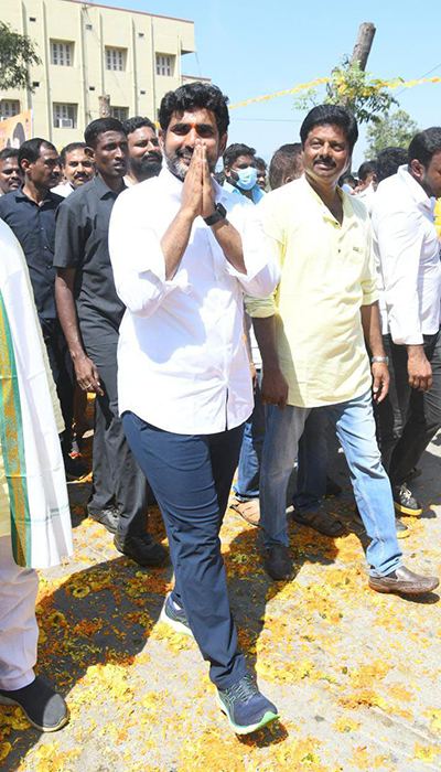 Nara Lokesh Yuva Galam Padayatra Day 10