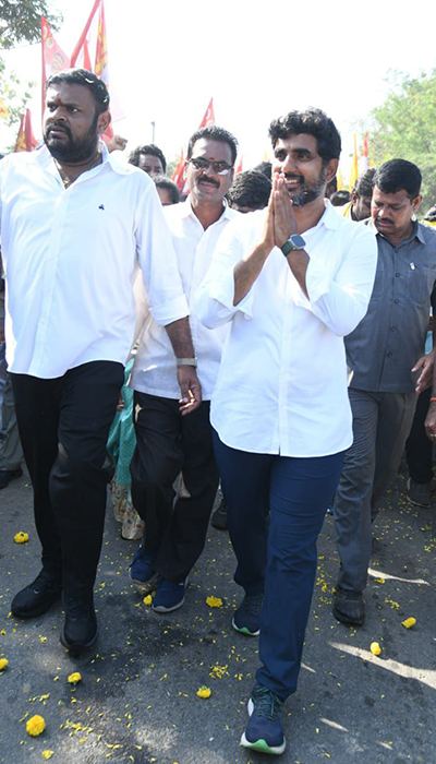 Nara Lokesh Yuva Galam Padayatra Day 22