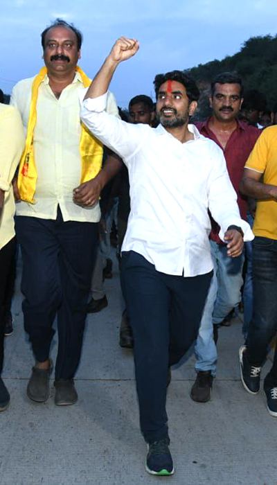 Nara Lokesh Yuva Galam Padayatra Day 8