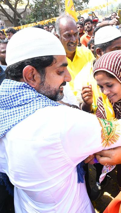Nara Lokesh Yuva Galam Padayatra Day 16