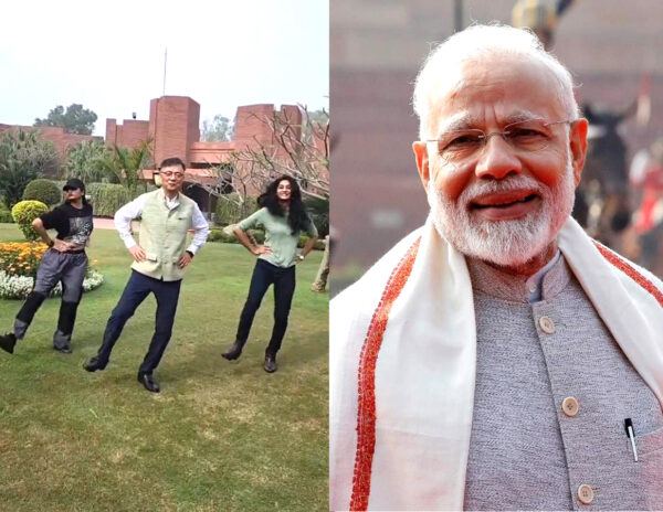 Narendra Modi Naatu Naatu Performance