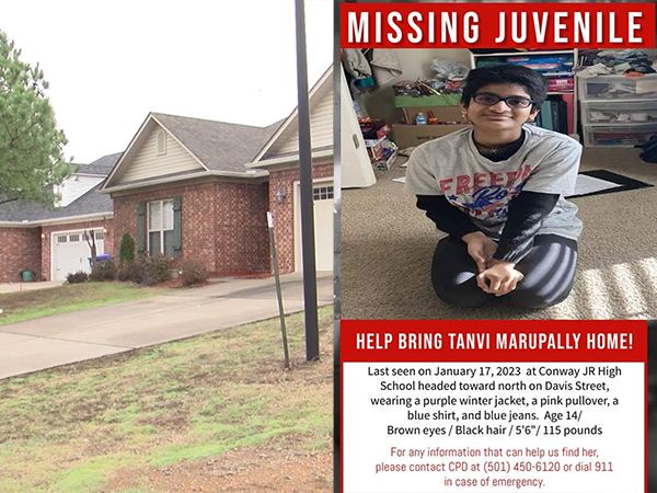 Tanvi Marupally Missing