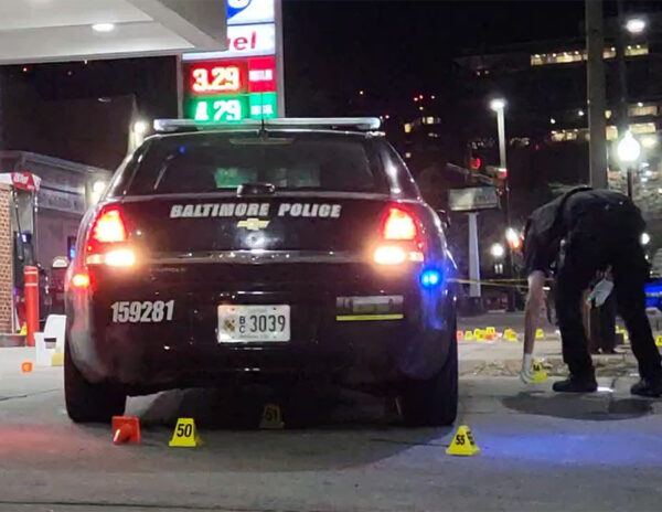 Teens Shot Baltimore Gas Station