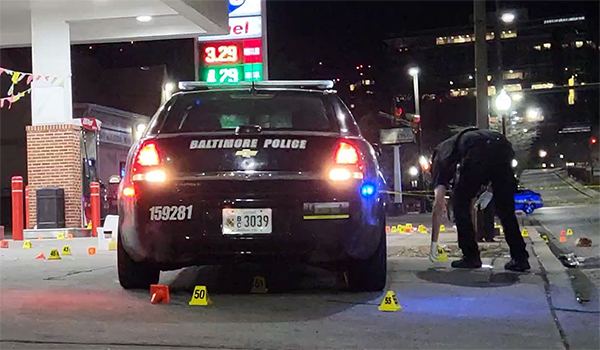 Teens Shot Baltimore Gas Station