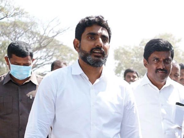 Nara Lokesh in Yuvagalam Padayatra