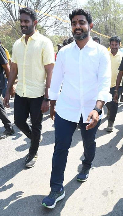 Nara Lokesh Yuva Galam Padayatra Day 33