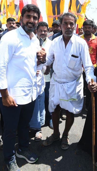 Nara Lokesh Yuva Galam Padayatra Day 37
