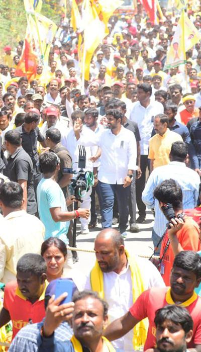 Nara Lokesh Yuva Galam Padayatra Day 49