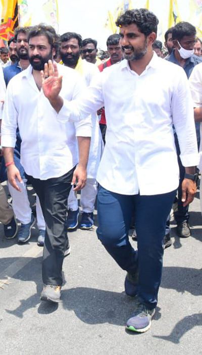 Nara Lokesh Yuva Galam Padayatra Day 50