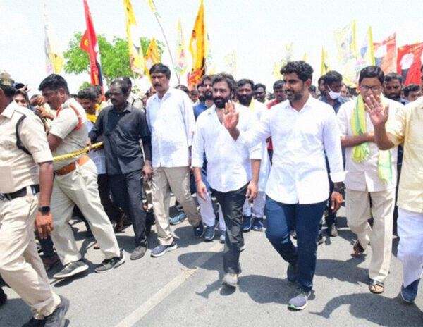 Nara_Rohith_Nara_Lokesh_Yuva_Galam_Padayatra_TDP